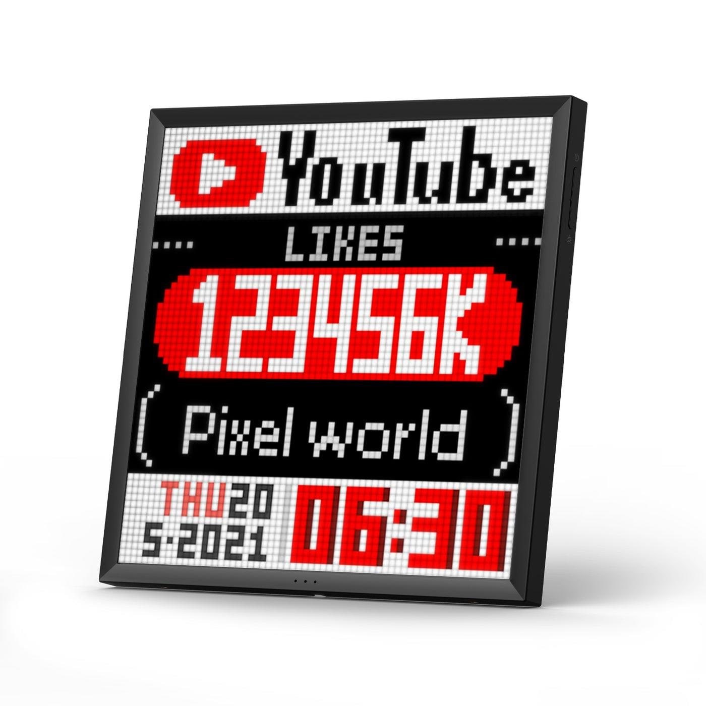 Divoom Pixoo64 64x64 Pixel Art Led Display Social Media Counter - Gadget 6958444603780