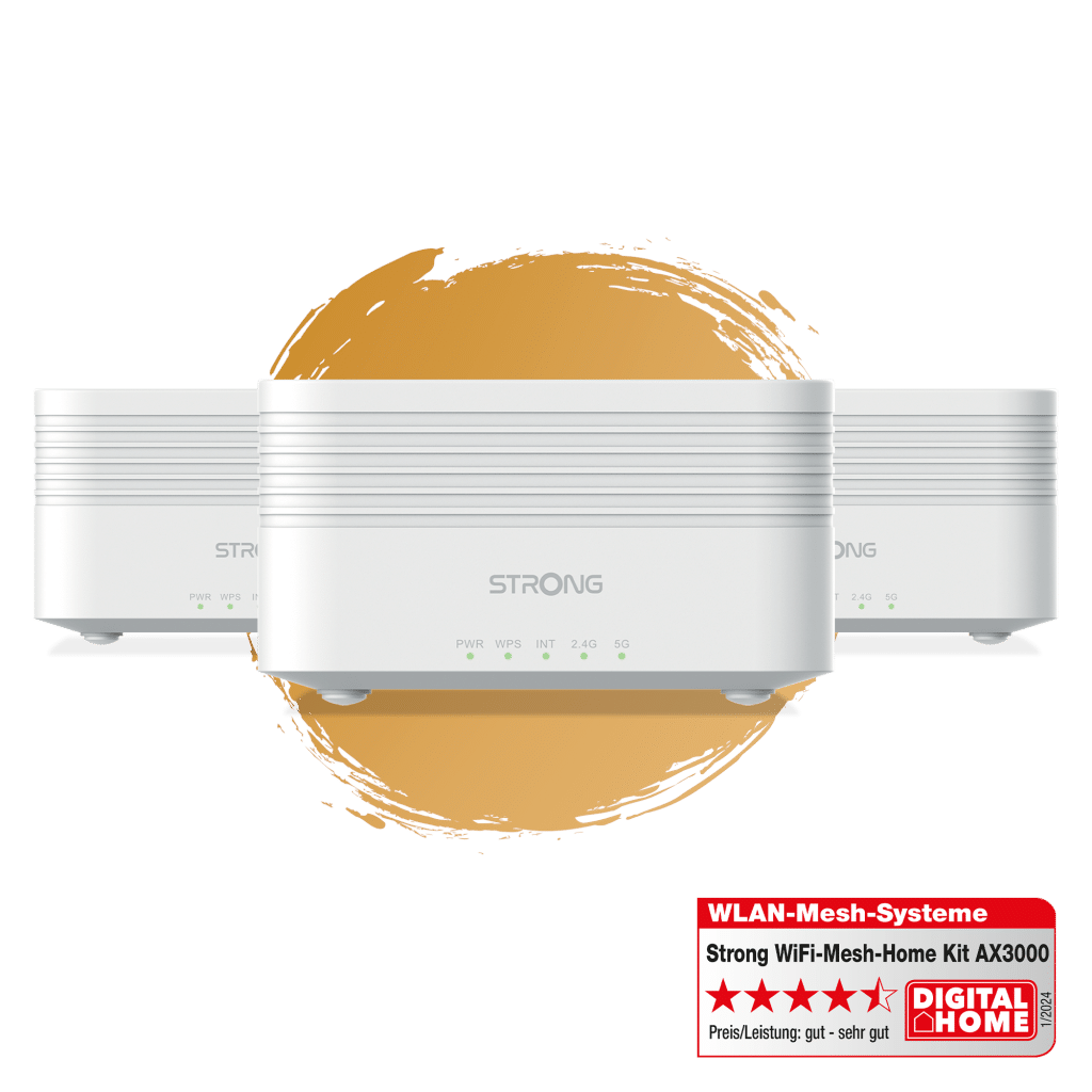 Strong Atria Mesh Kit Ax3000 (3-pack) - Mesh Router Wi-fi 6 - Wlan Router