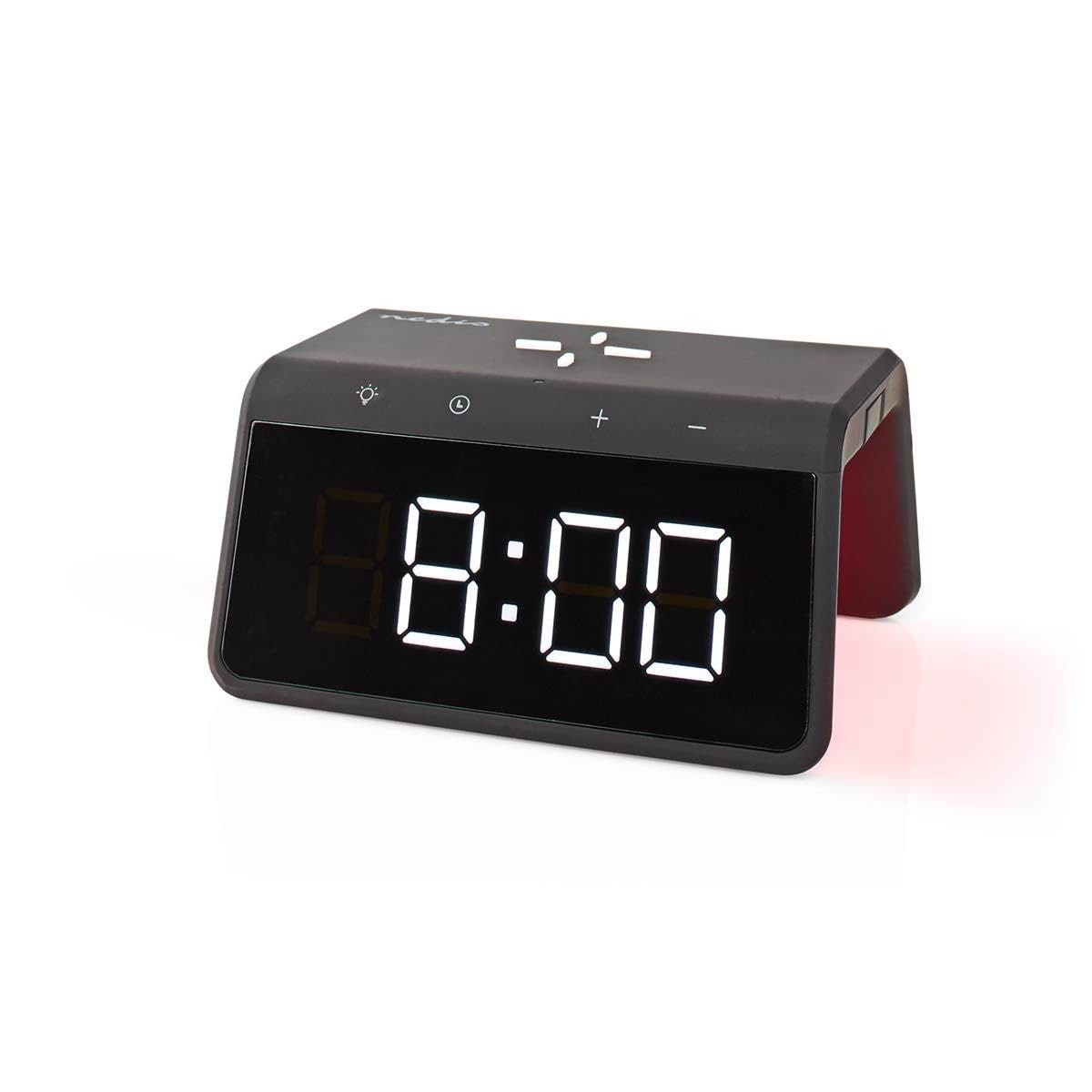 Nedis Wcacq30bk Alarm Clock - Handys Adapter Und Ladegeraete