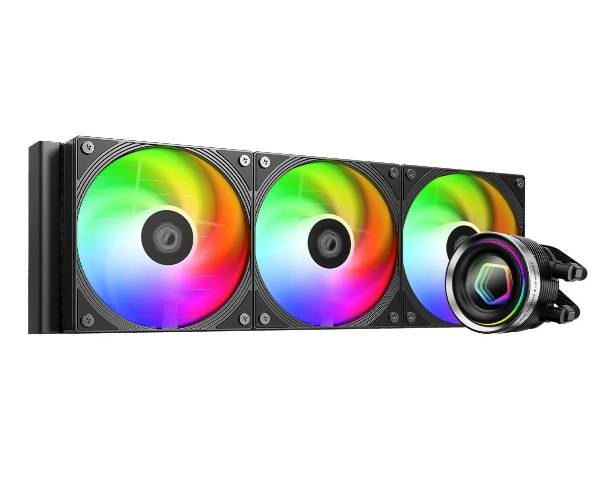 Id-cooling Fx360 Inf Black - Cpu-wasserkühlung - Max 27 Dba - Cpu Kuehler Schwarz Mit Rgb-licht