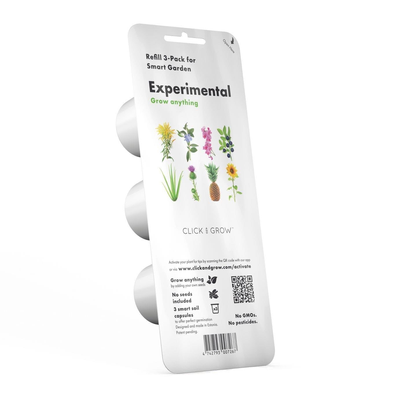 Click & Grow - Smart Garden Refill 3-pack - Experimental (Sgr0x3) - Smart Home