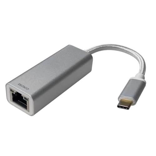 Deltaco Usb-c Network Adaptor 2.5gbps - Netzwerkadapter Netzkarte Druckserver Usw