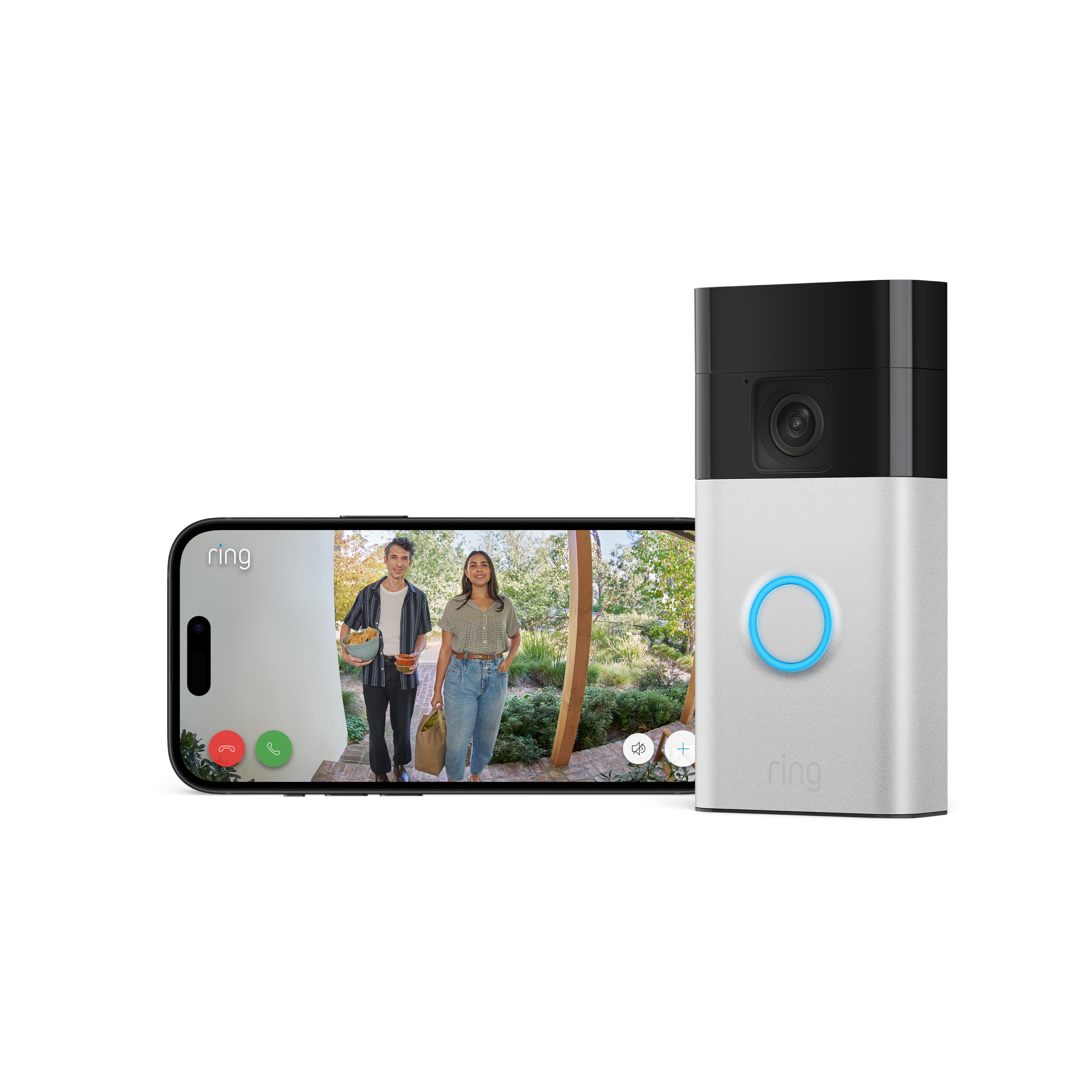 Ring Akku Video-türklingel + Chime (2. Gen) - Smart Home B0cj5x989j