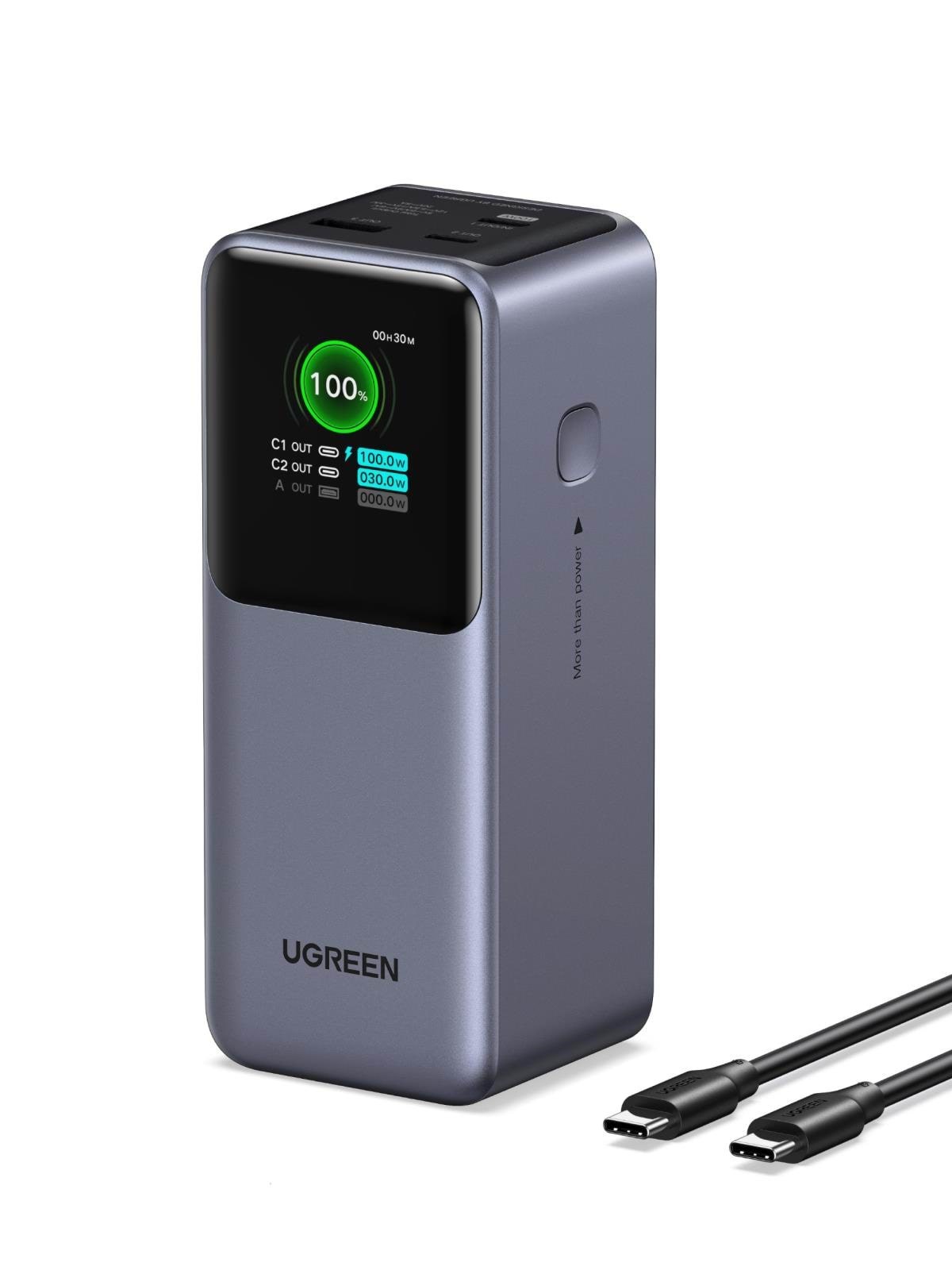 Ugreen 130w Fast Charging Power Bank - 20000 Mah - Powerbank Akku Grau 35524b