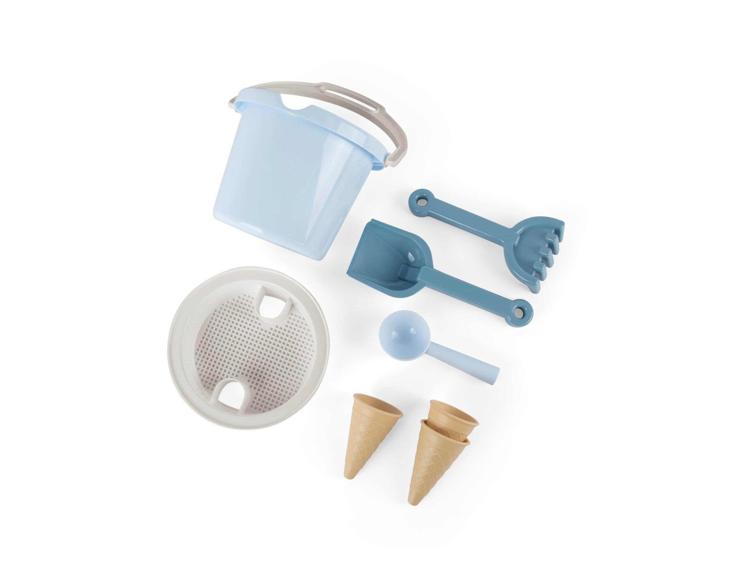 Dantoy Thorbjorn Bucket Set w. Ice Cream Cones - Blue - Spiele im Freien