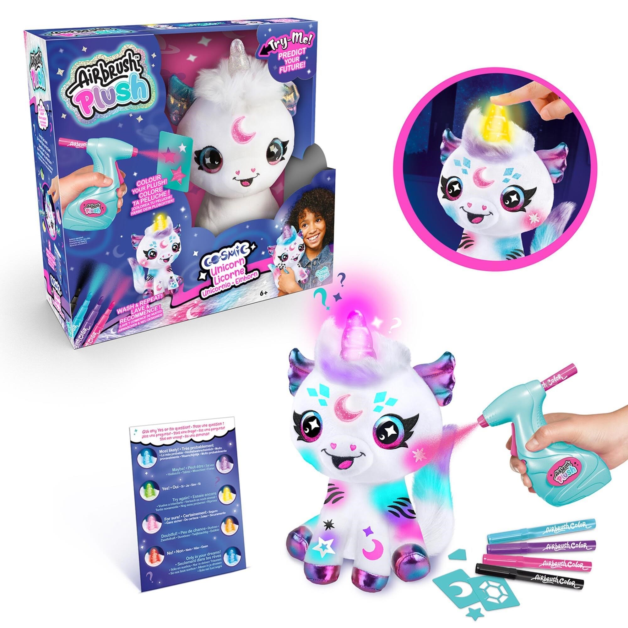 Airbrush Plush Kosmisches Einhorn - Kreativ Spiele 102811