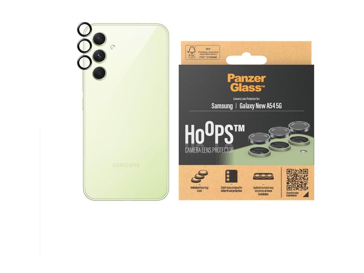 Panzerglass Hoops Camera Lens Protector Samsung Galaxy A55 5G | Black - Handys Anderes Zubehoer Panzer1227