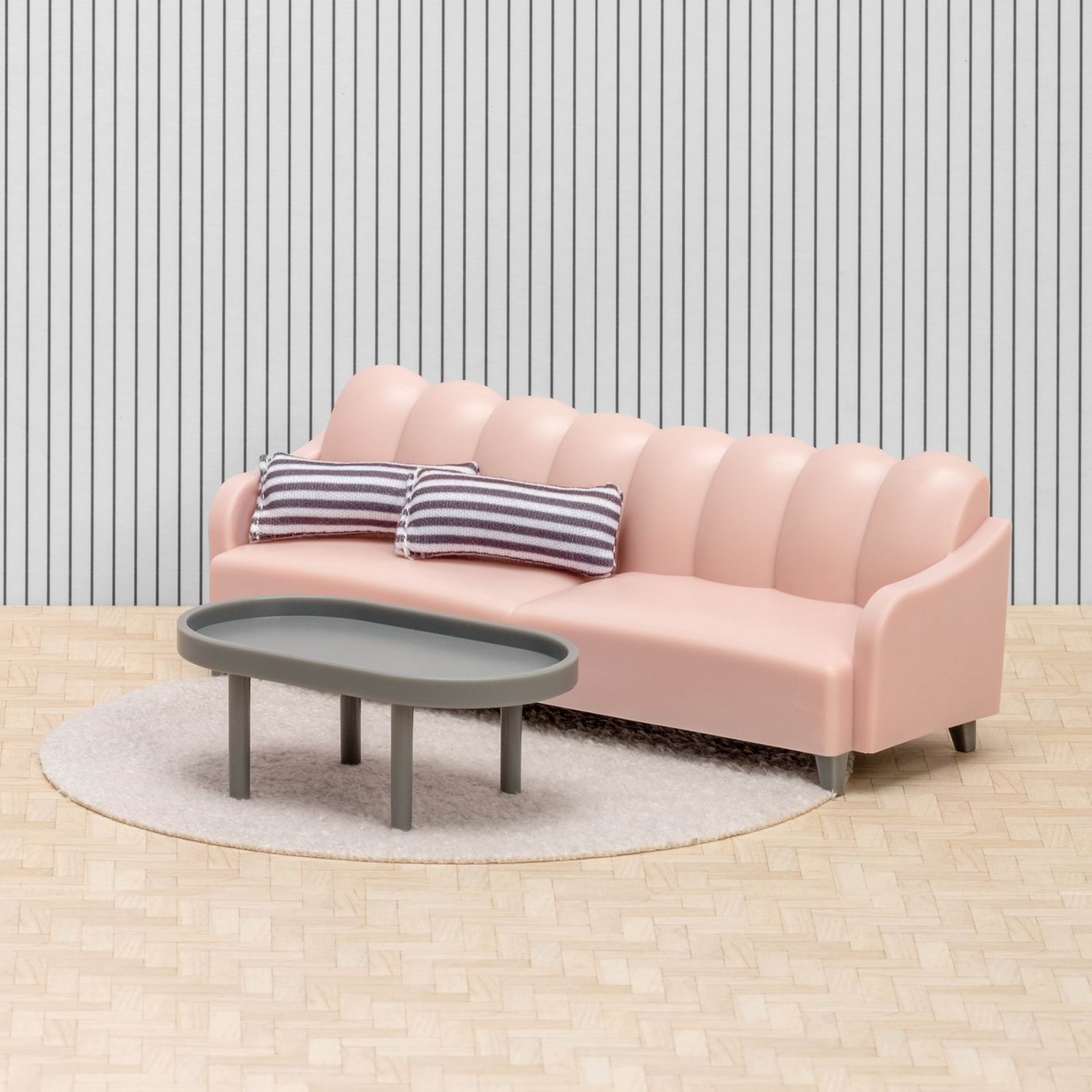 Lundby Basic Living Room Set - Dolls Accessories 18025