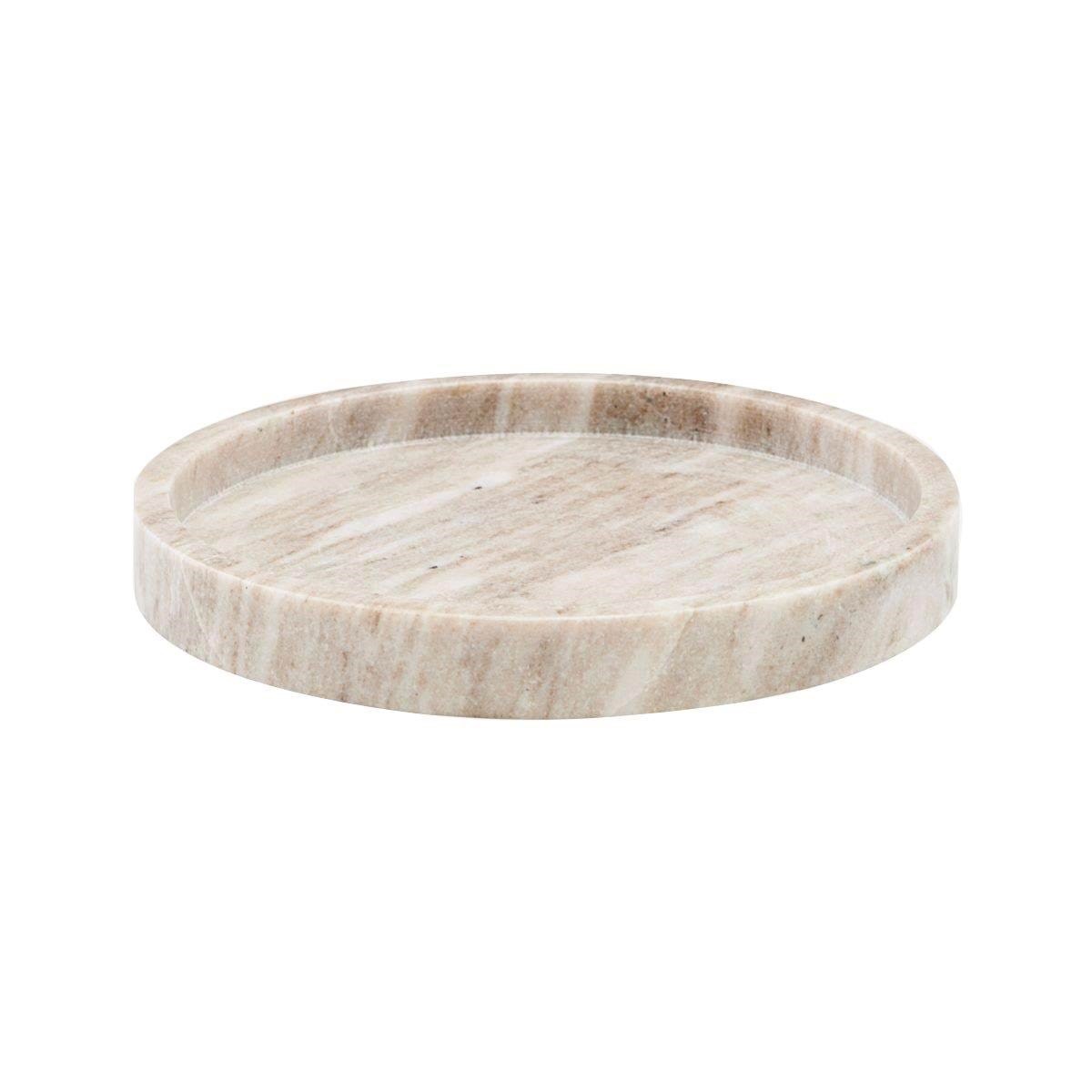 Meraki - Marble Tray Ø 25 cm - Beige (312530012) - Einrichtung Mkma012/312530012