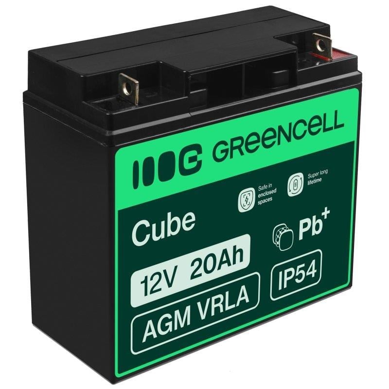 Green Cell Agm10 Agm 12v/20ah Gel Deep Cycle - Usvs