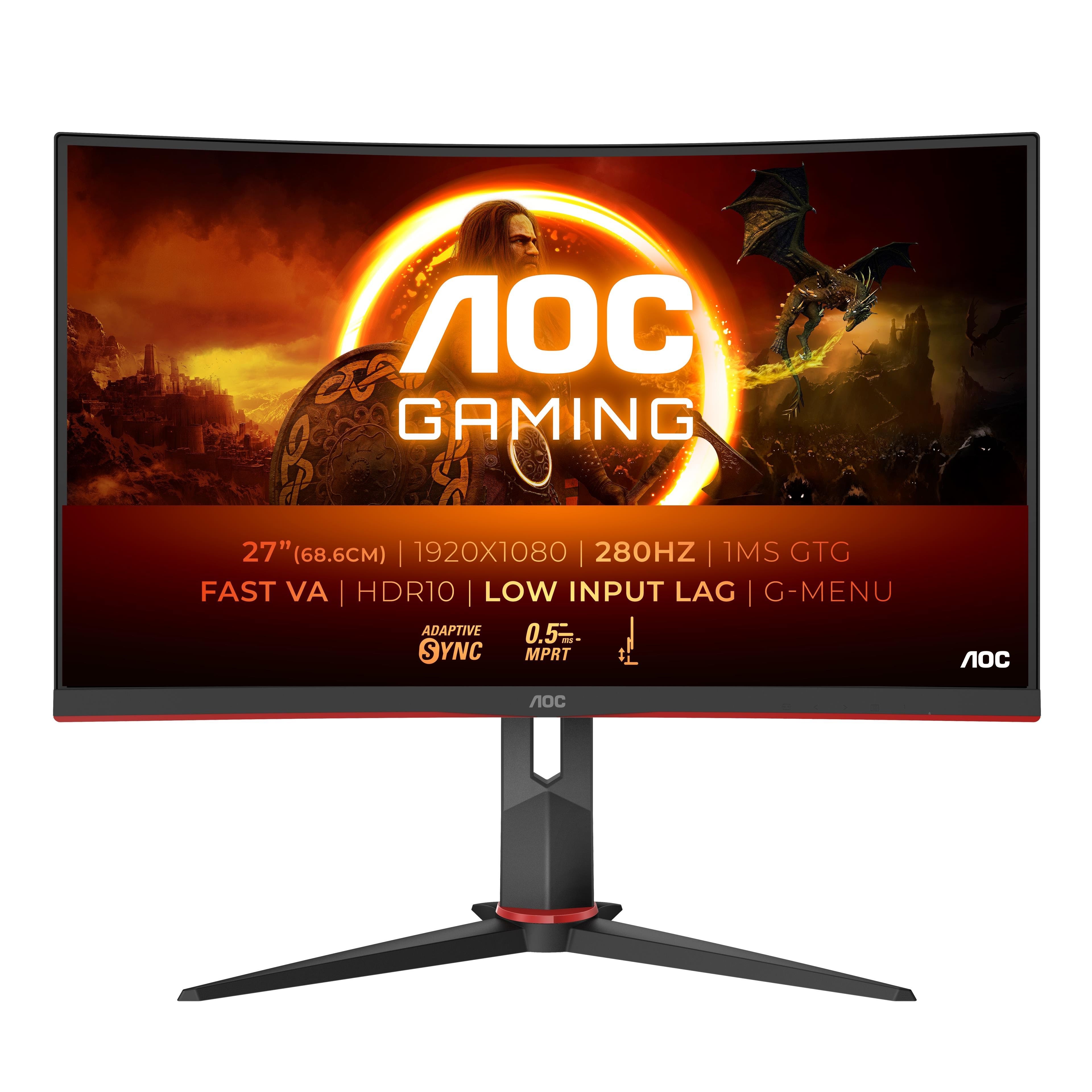 27" Aoc C27g2z3/bk - 1920x1080 (Fhd) - 240hz - VA - Bildschirm