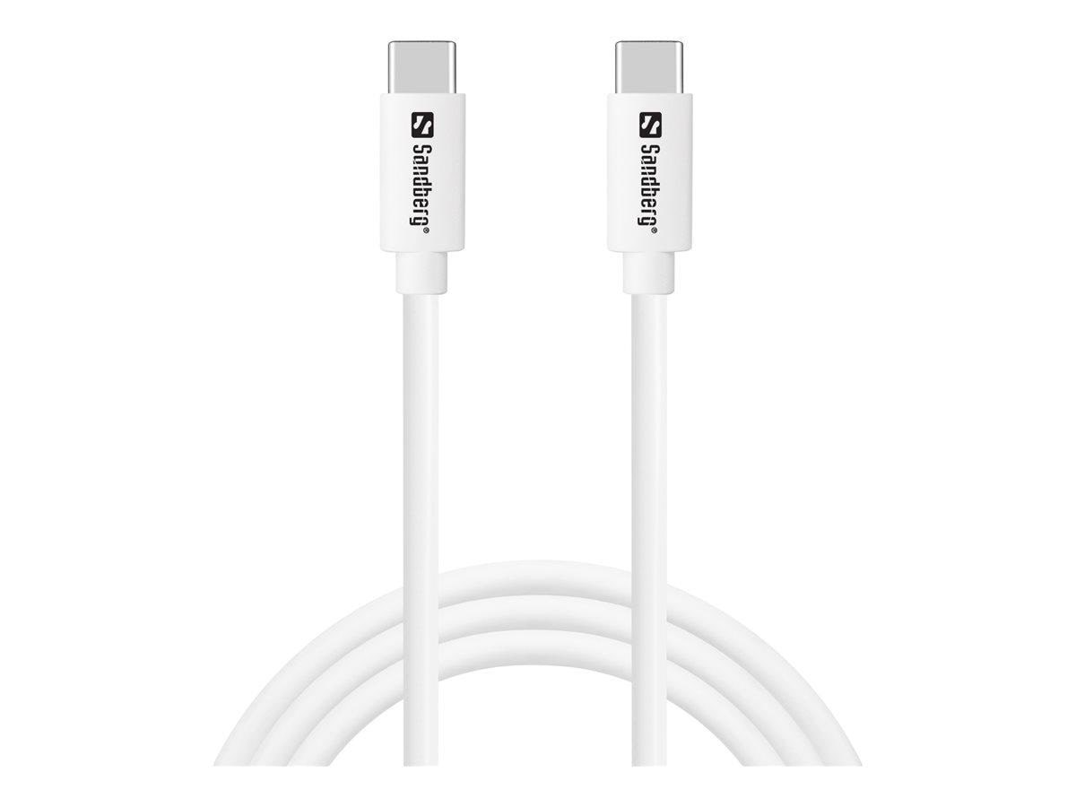 Sandberg Usb-c Charge Cable - 1m - Usb Kabel Weiß 136-52