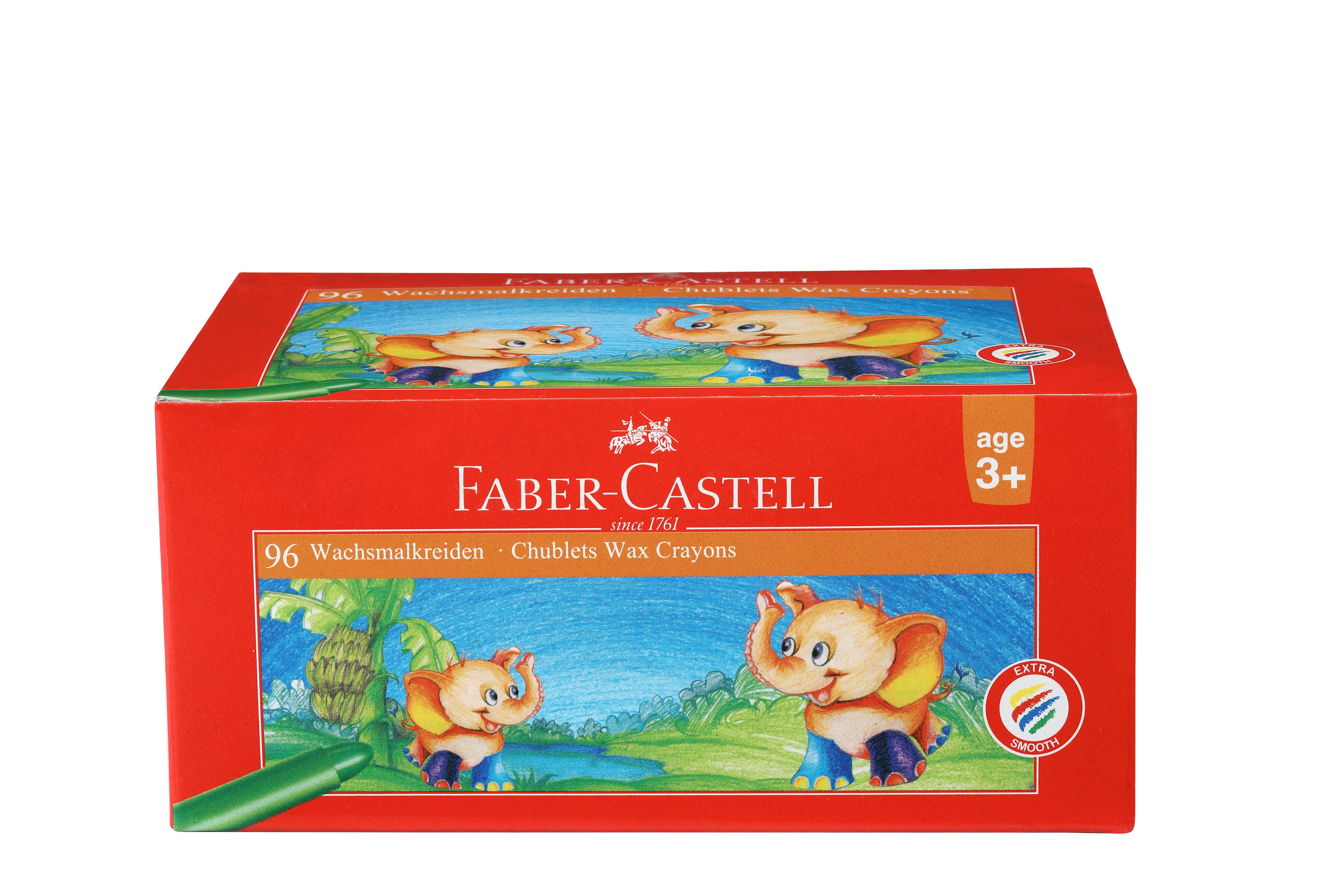 Faber-castell Kinderkreiden Jumbo 96x - Utensilien Zum Schreiben Und Zeichnen