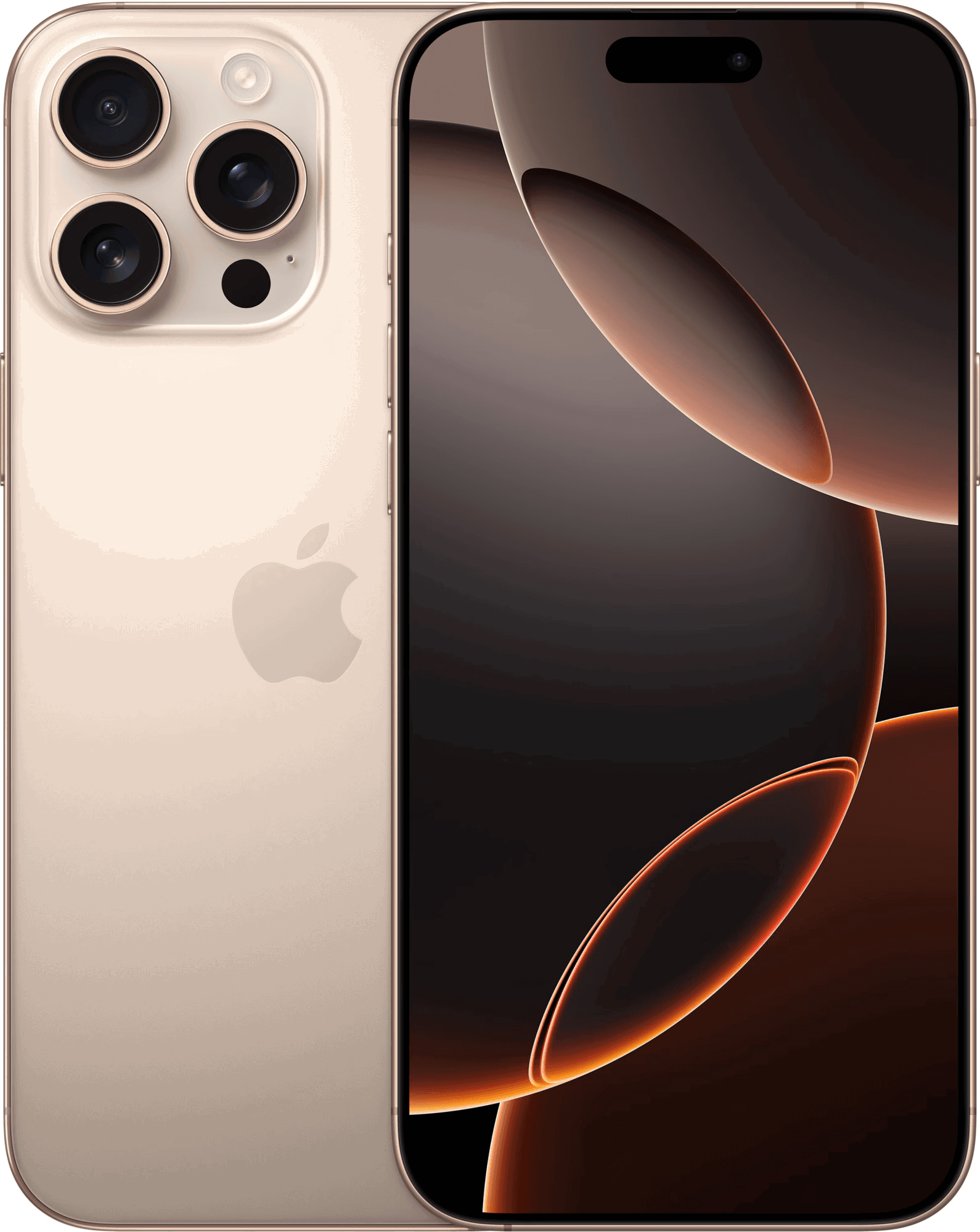Apple Iphone 16 Pro Max 512gb - Desert Titanium - Handys Smartphones Gelb Myx23qn/a
