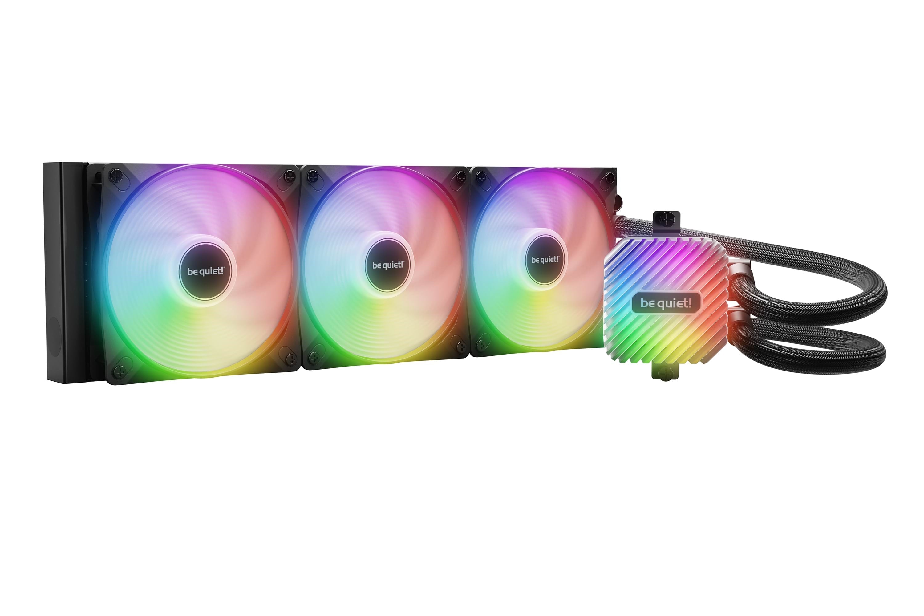 be Quiet! Light Loop 360mm - Cpu-wasserkühlung - Max 36 Dba - Cpu Kuehler Schwarz Mit Rgb-licht Bw022