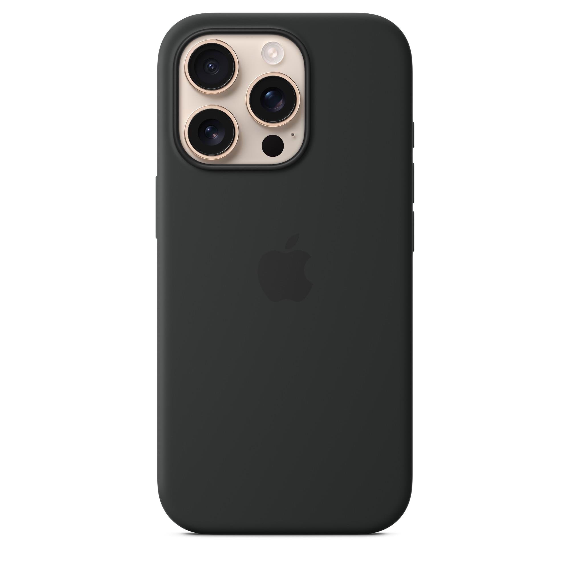 Apple Iphone16 Pro Silicone Case With Magsafe - Black - Handys Cover Cases Myyj3zm/a