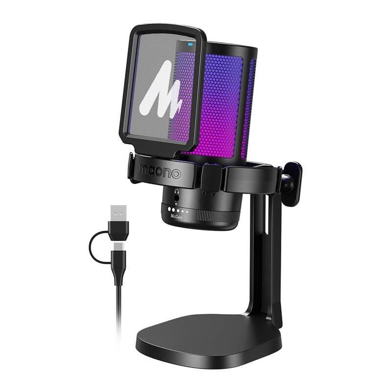 Maono Gaming Microphone Dgm20 (Black) - Mikrofone