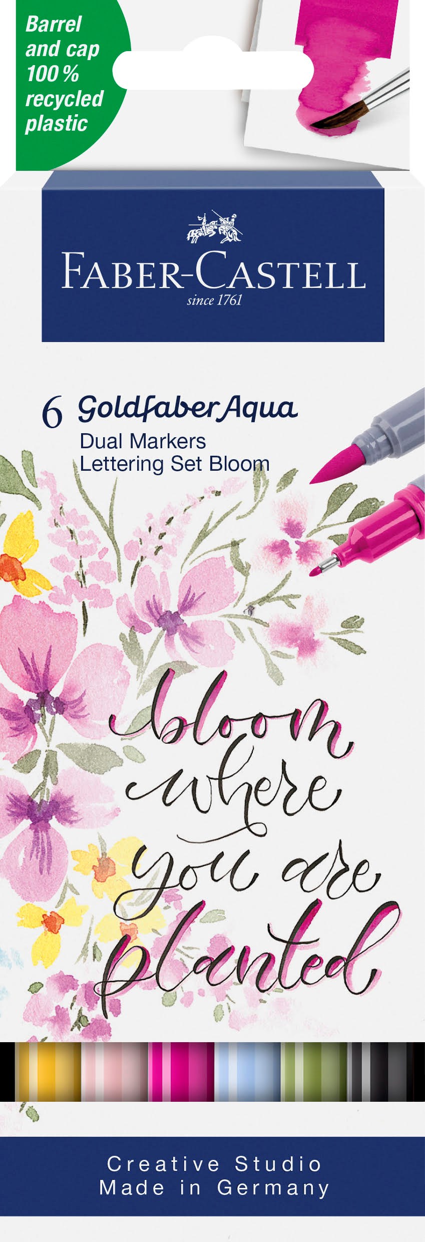 Faber-castell Gofa Aqua Dual Marker Lettering 6x - Utensilien Zum Schreiben Und Zeichnen 164524