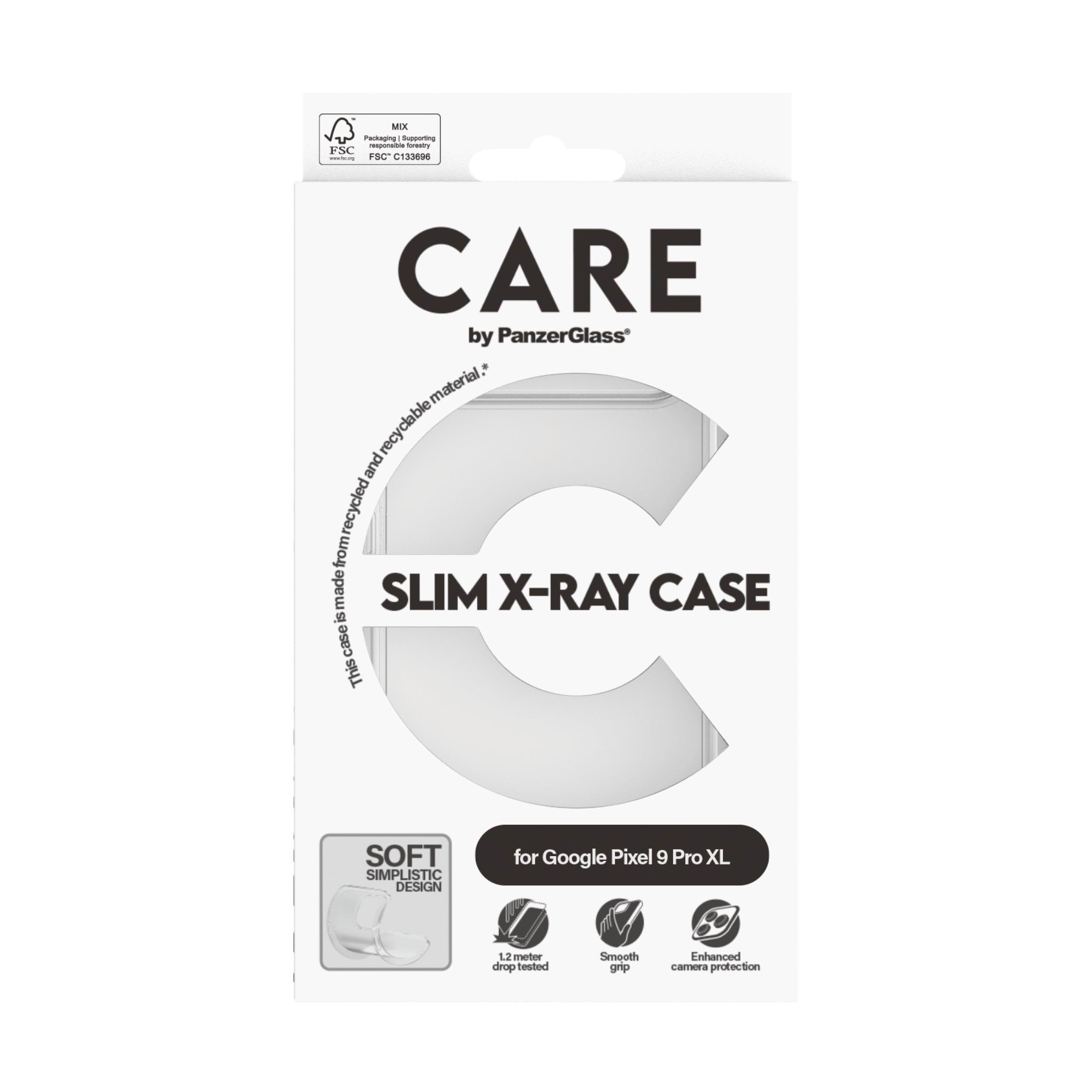 Care by Panzerglass Fashionable Case Transparent X-ray Soft Basic Google Pixel 9 Pro XL - Handys Cover Cases