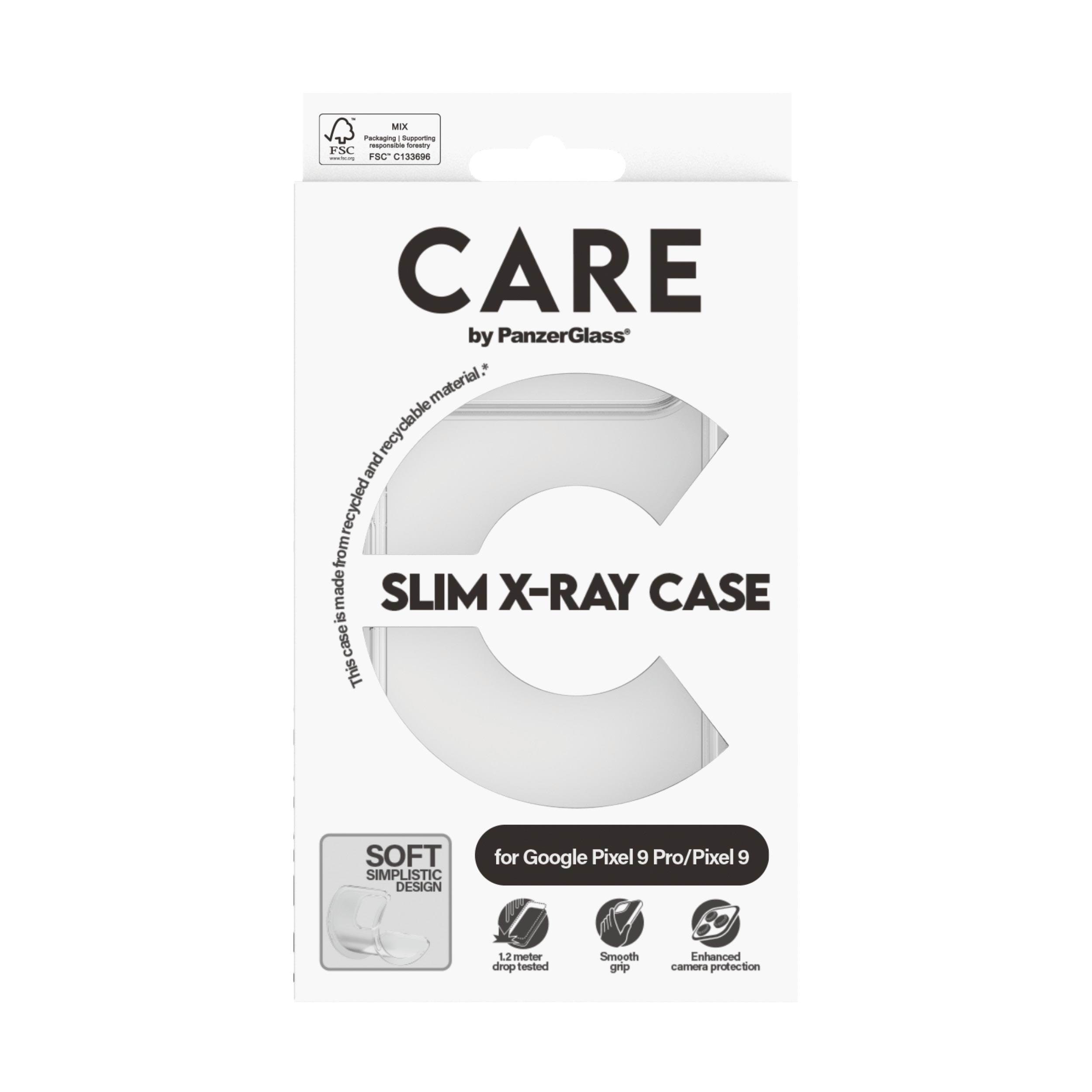 Care by Panzerglass Fashionable Case Transparent X-ray Soft Basic Google Pixel 9 Pro | 9 - Handys Cover Cases Panzer1980