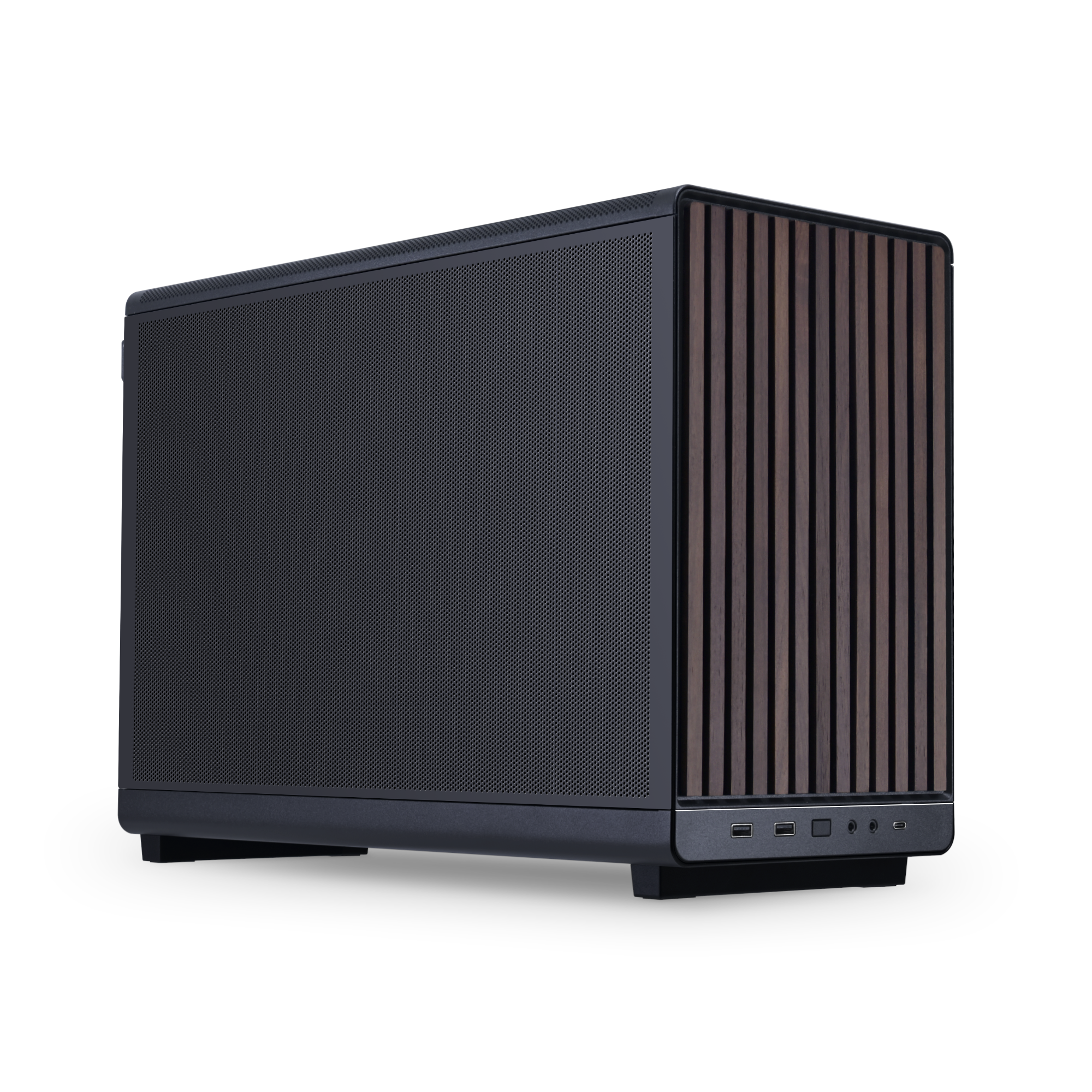 Lian Li Dan Cases A3-matx Wood Edition (Walnut) - Gehäuse - Minitower - Schwarz - Gehaeuse
