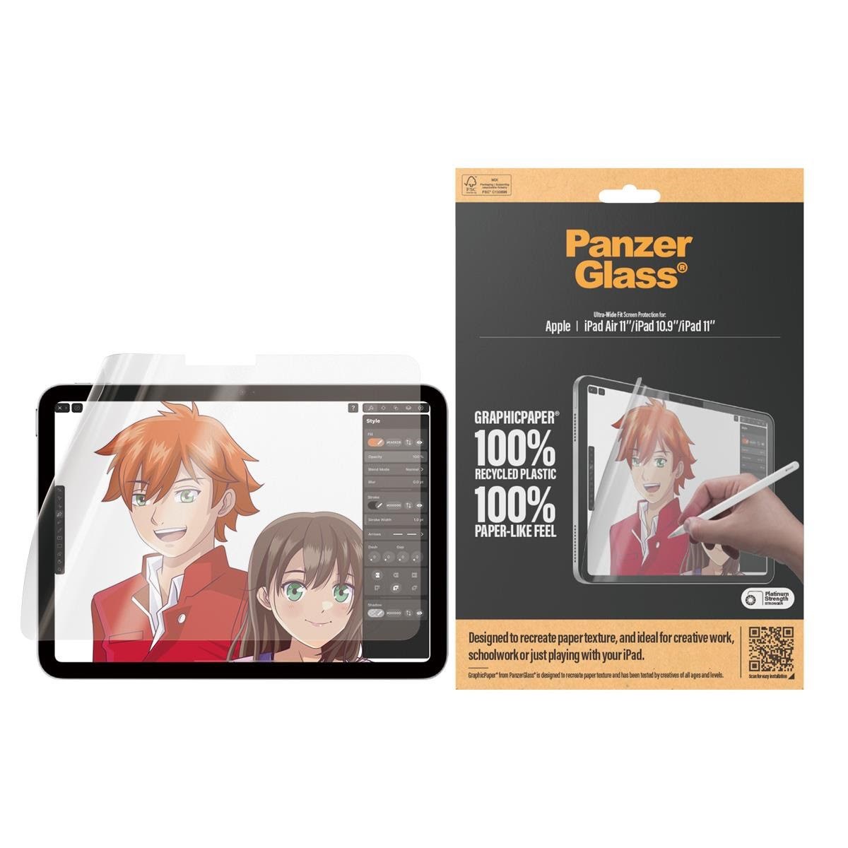Panzerglass Graphicpaper Screen Protector Ipad Air 11'' (2024-2026) | Ipad 11'' (2025-2026) | Ipad 10.9'' (2022) | Ultra-wide Fit - Tablets Anderes 