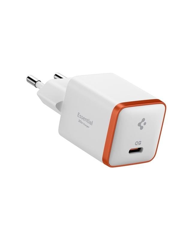 Spigen Essential 30w Wall Charger Ee301eu - White - Handys Adapter Und Ladegeraete