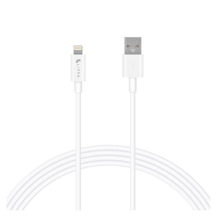 Lippa Usb-a to Lightning Cable 1 m For Apple Iphone White - Usb Kabel Weiß Lpc-b-al1w