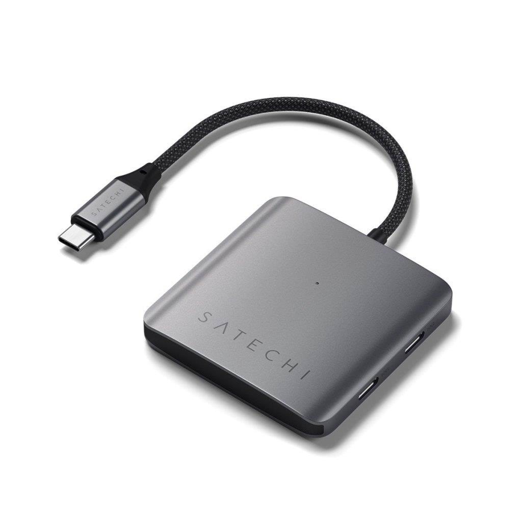 Satechi 4-port Usb-c Hub With PD Usb-hubs - 4 - Silber - Usb Hubs