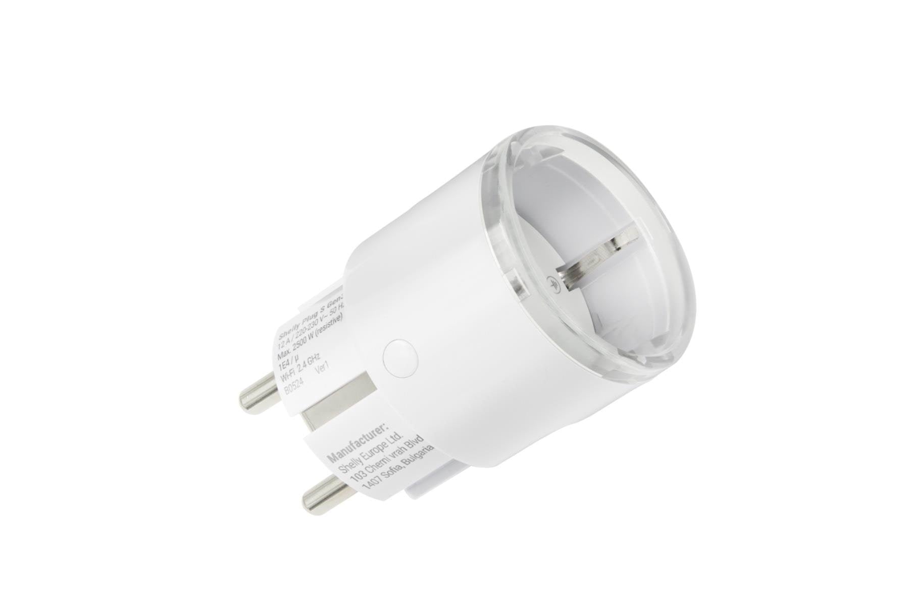 Shelly Plug S Gen3 - Weiß - Smart Home