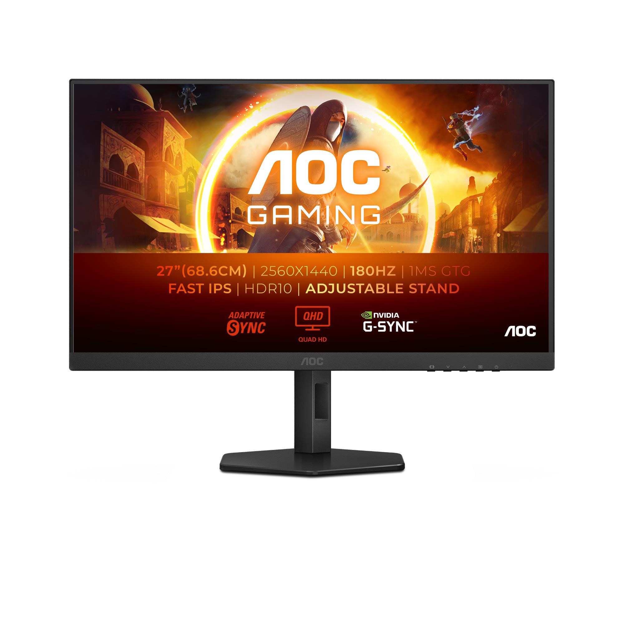 27" Aoc Q27g4xf - 27" | 2560 x 1440 | 180hz | Fast Ips - Bildschirm
