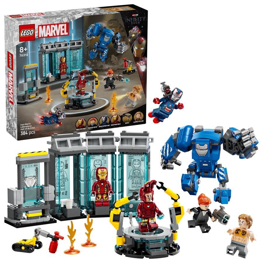 Lego Super Heroes 76315 Iron Mans Labor: Halle Der Rüstungen