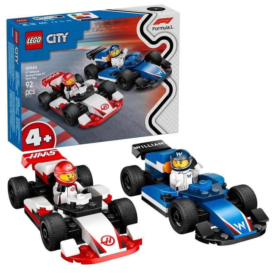 Lego City 60464 F1 Williams Racing Und Haas F1 Rennautos