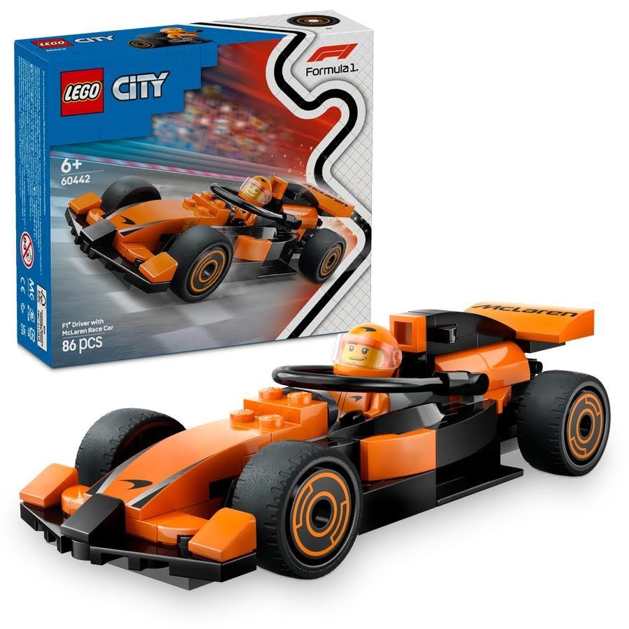 Lego City 60442 F1 Rennfahrer Mit Mclaren Rennauto