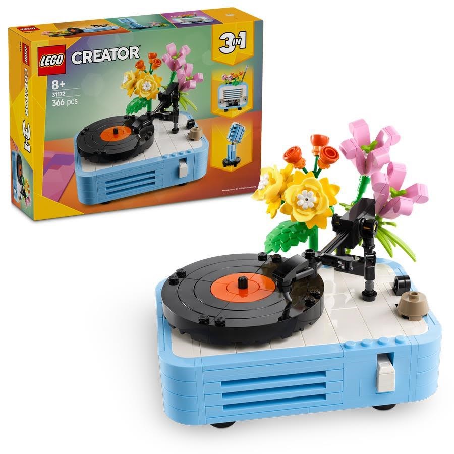 Lego Creator 31172 Plattenspieler Mit Blumen