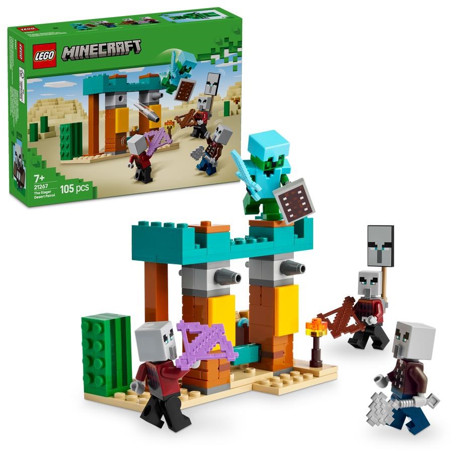 Lego Minecraft 21267 Die Illager-wüstenpatrouille
