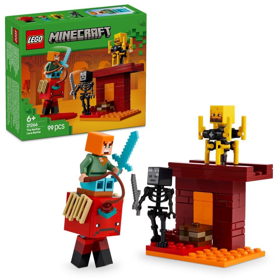 Lego Minecraft 21266 Das Lava-duell im Nether