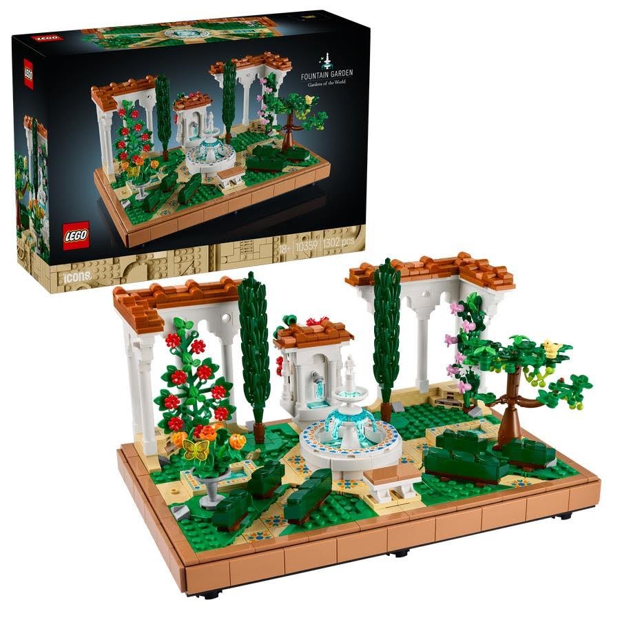 Lego Icons 10359 Springbrunnengarten