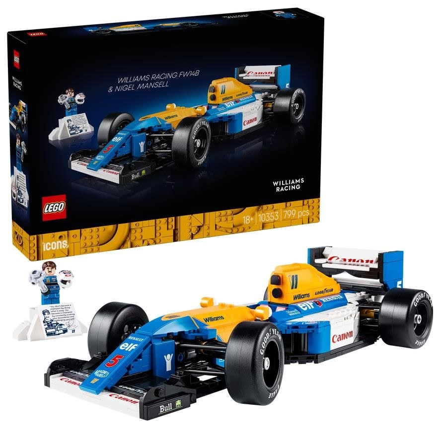 Lego Icons 10353 Williams Racing Fw14b Mit Nigel Mansell