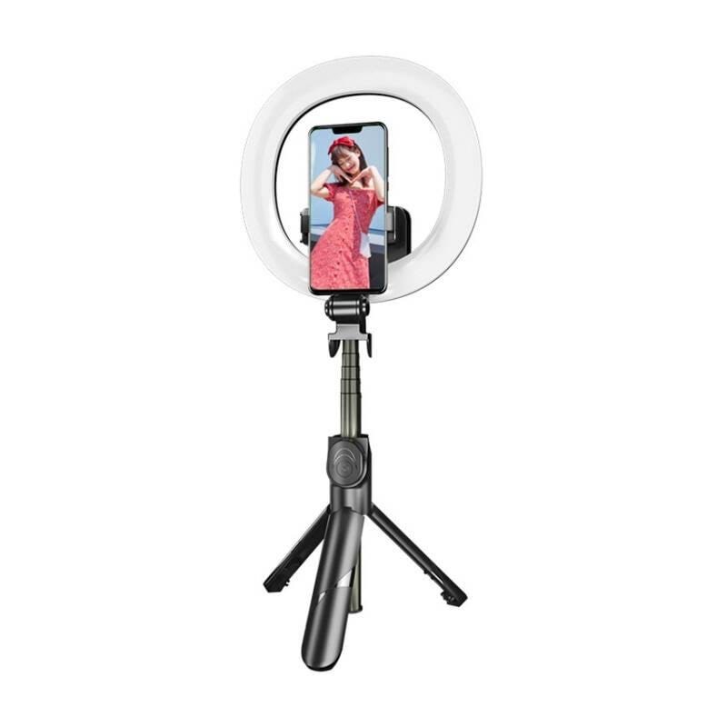 Puluz Selfie Stick/ Tripod With Led Light Ring - Handys Anderes Zubehoer