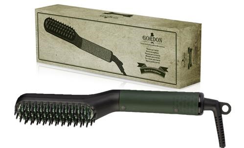 Gordon Straightener Brush Beard Straightener Grøn B113