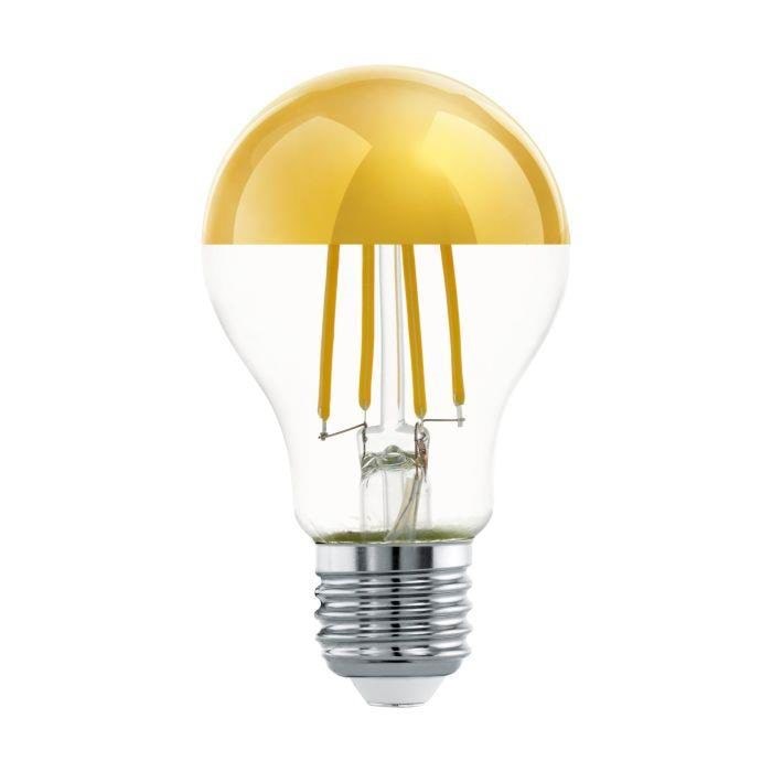 Eglo Led-lampe A60 Standard Top-sail 7.3w/827 806 Lumen Clear/gold E27 - Led Birnen 110031