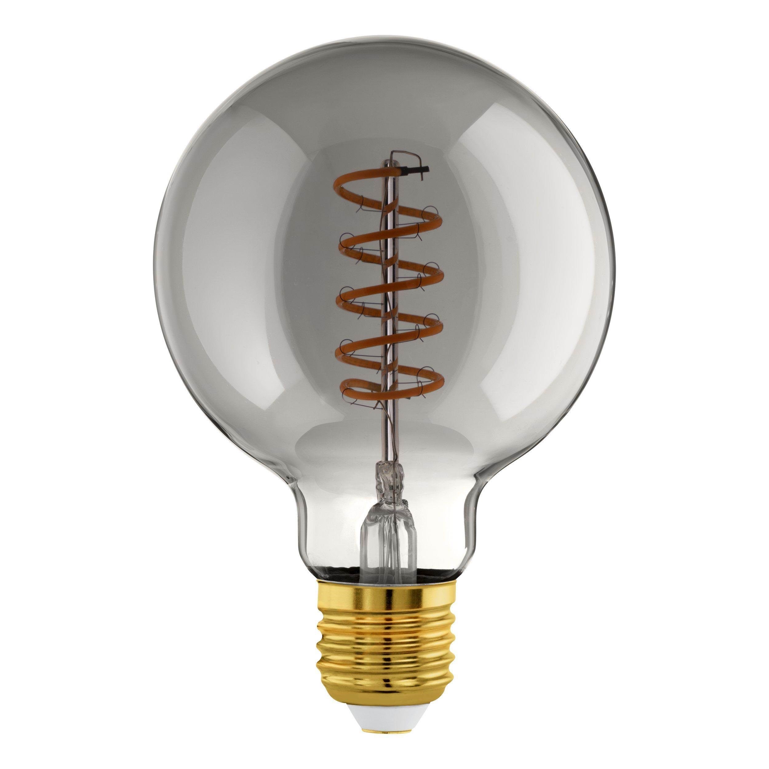 Eglo Connect-z Led G95 Spiral 4W 2000k E27 Smoky - Smart Home