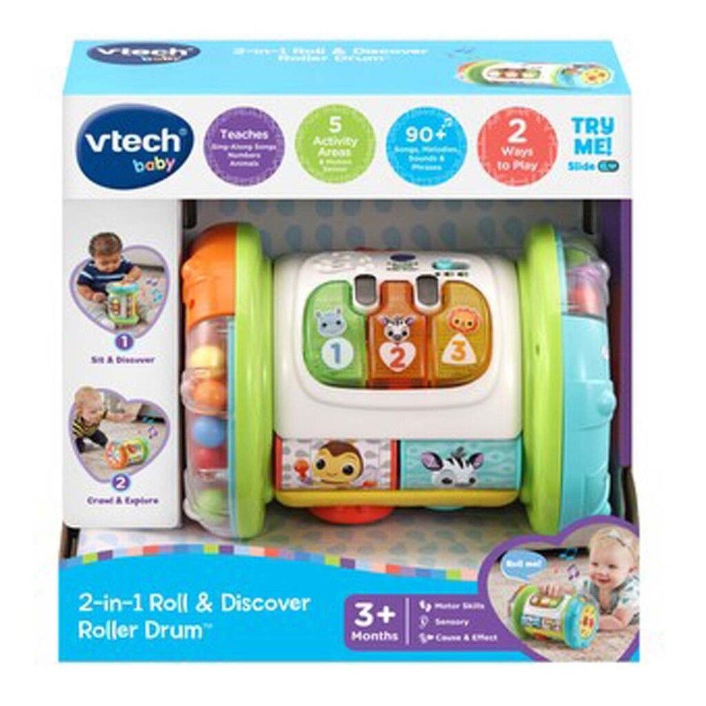 Vtech 2- In 1 Rolling Explorer Drum SE - Baby Spielzeug 950-562621