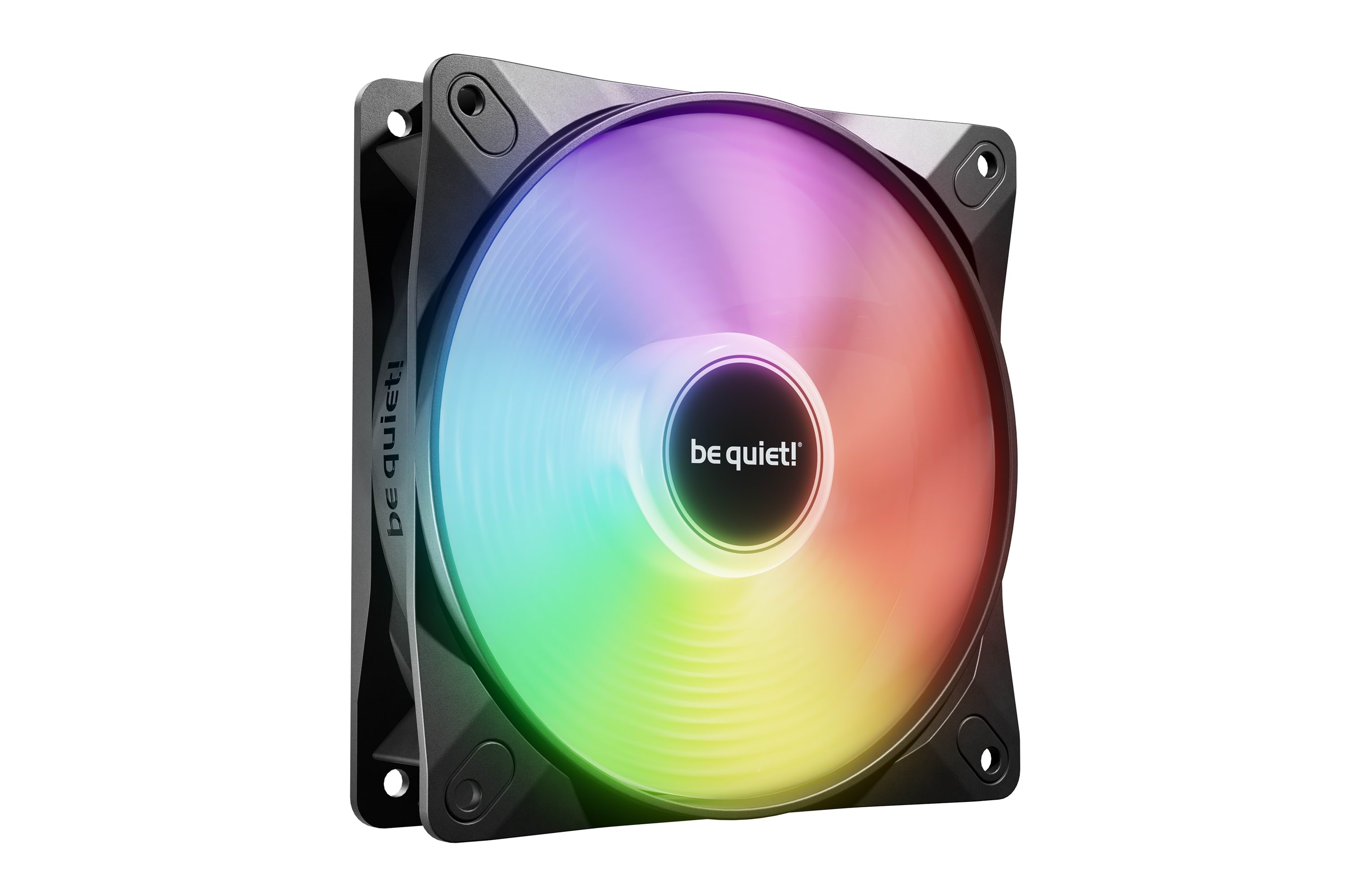 be Quiet! Light Wings LX 120mm Pwm - Gehäuselüfter - 120mm - Schwarz Mit Rgb Led - 25 Dba - Gehaeuseluefter