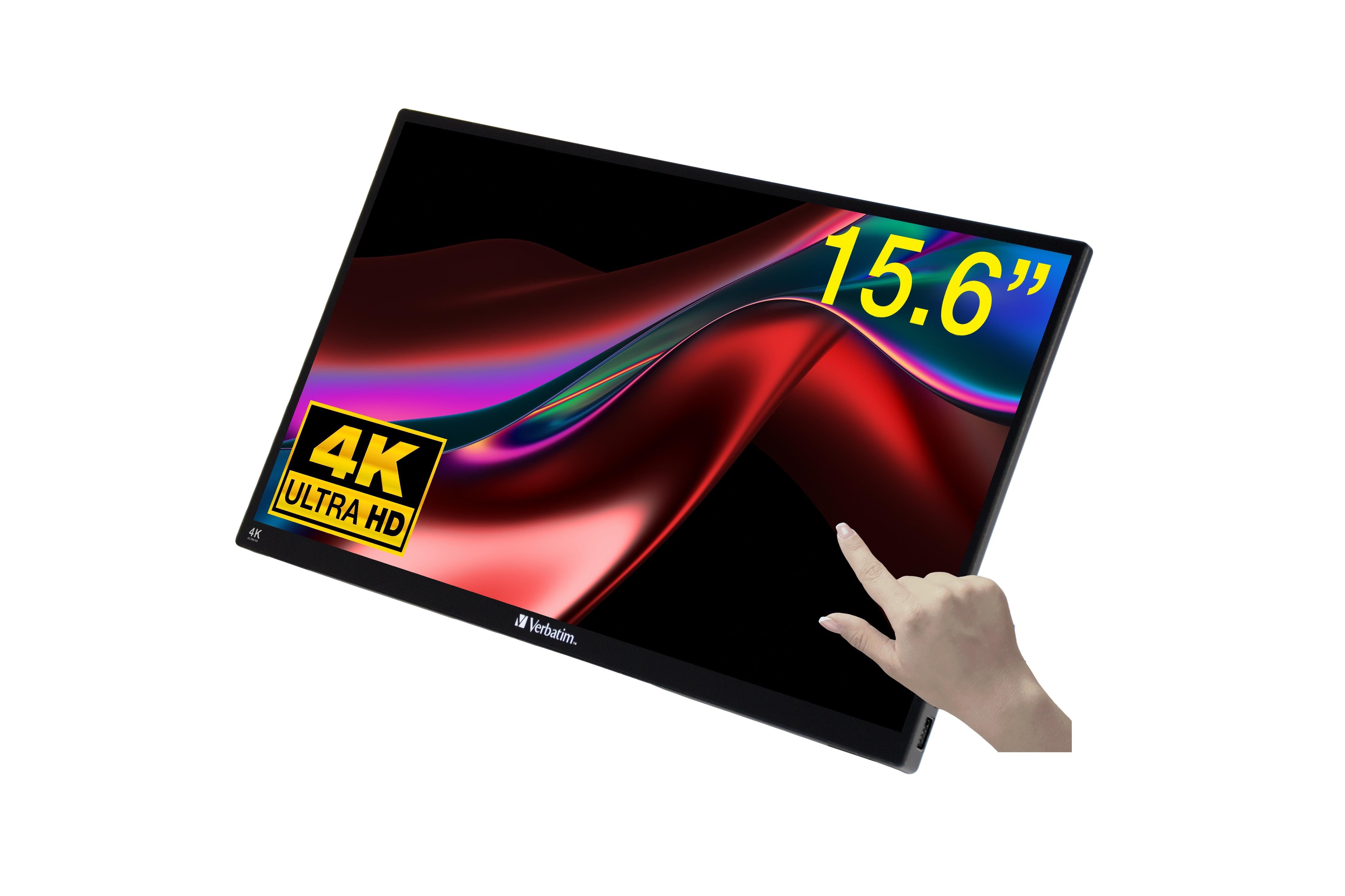 15" Verbatim Pmt-15-4k - 3840x2160 - Ips - Bildschirm Black 32238