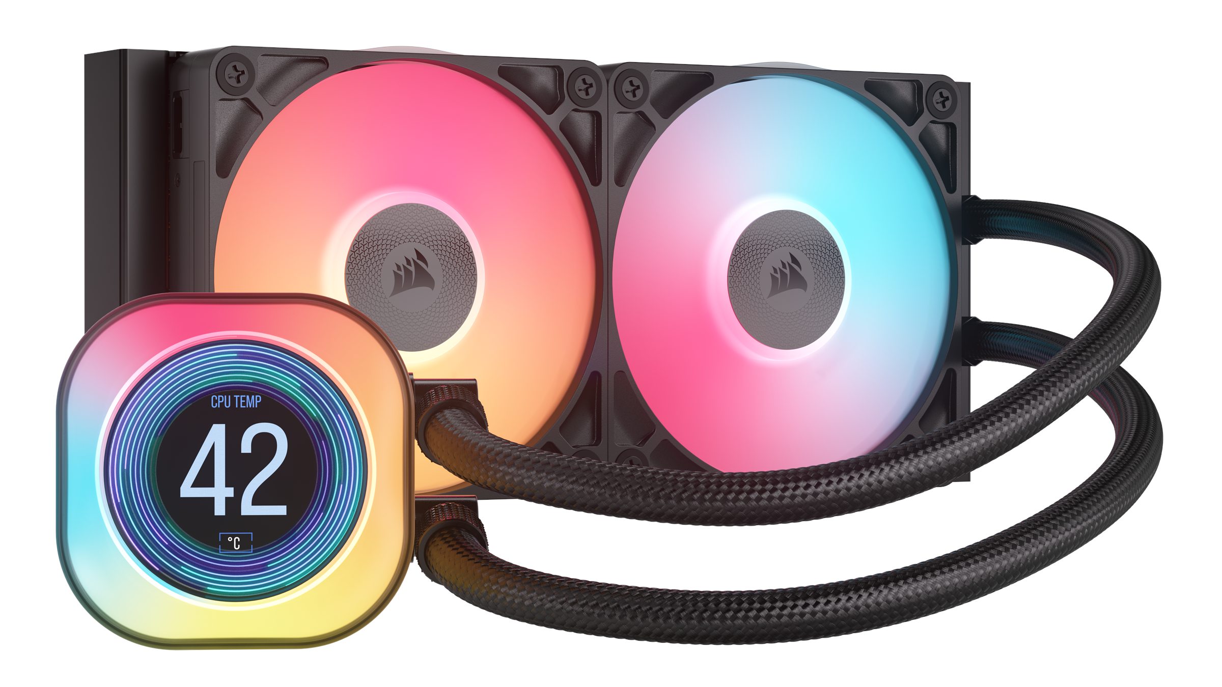 Corsair Icue Link Titan 240 RX Lcd - Cpu-wasserkühlung - Max 36 Dba - Cpu Kuehler