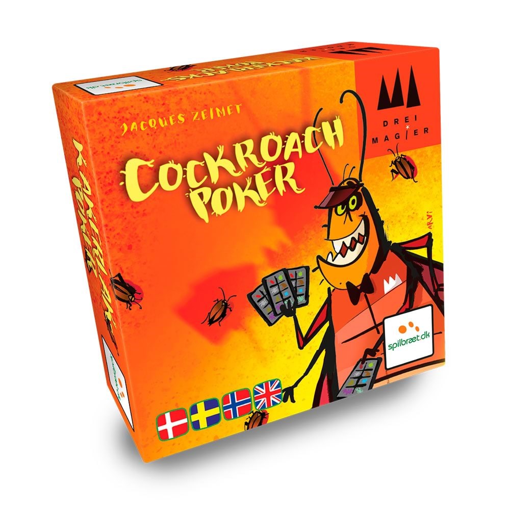 Lautapelit Cockroach Poker (Nordic + EN) - Brettspiele