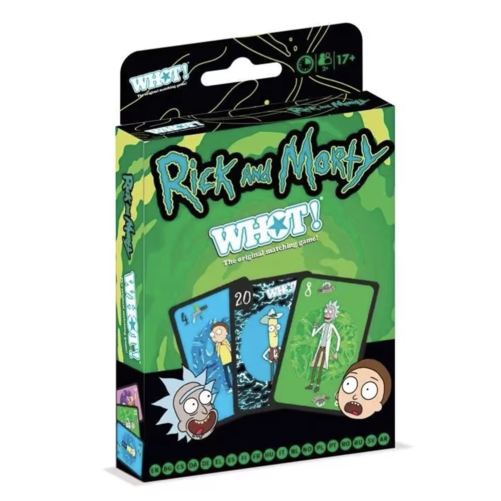 Winning Moves Rick And Morty Whot! (Nordic + EN) - Brettspiele 5036905049122