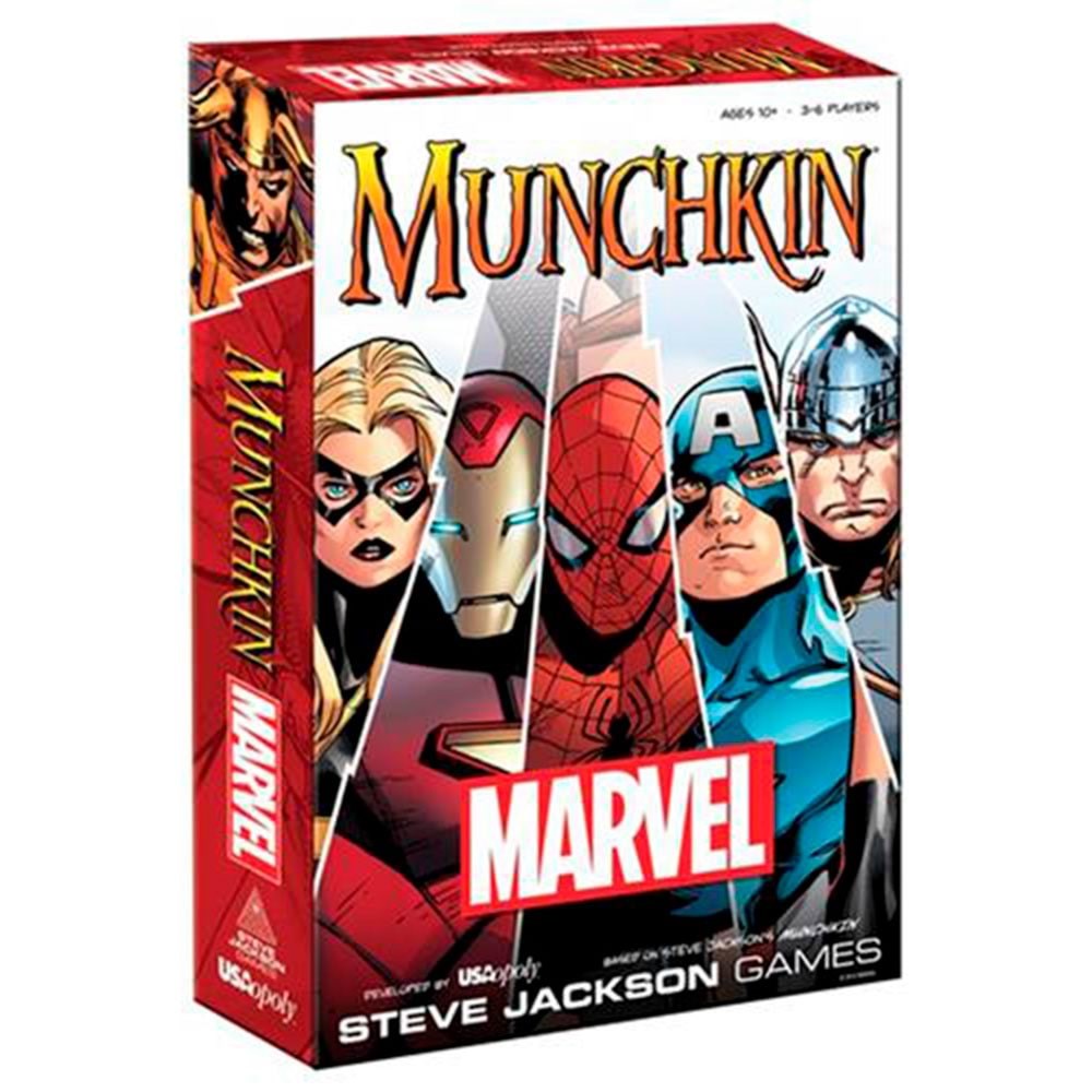 Usaopoly Munchkin - Marvel Edition (EN) - Brettspiele Uso4734